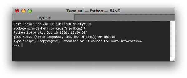 updating python on mac os x