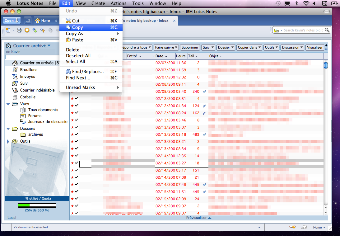 minimal install lotus notes client on linux